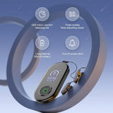 CES Ear-Clip Sleep Aid Device with Micro-Current Stimulation, 3 Modes, 9 Intensity Levels, Rechargeable Portable Sleep Support Device