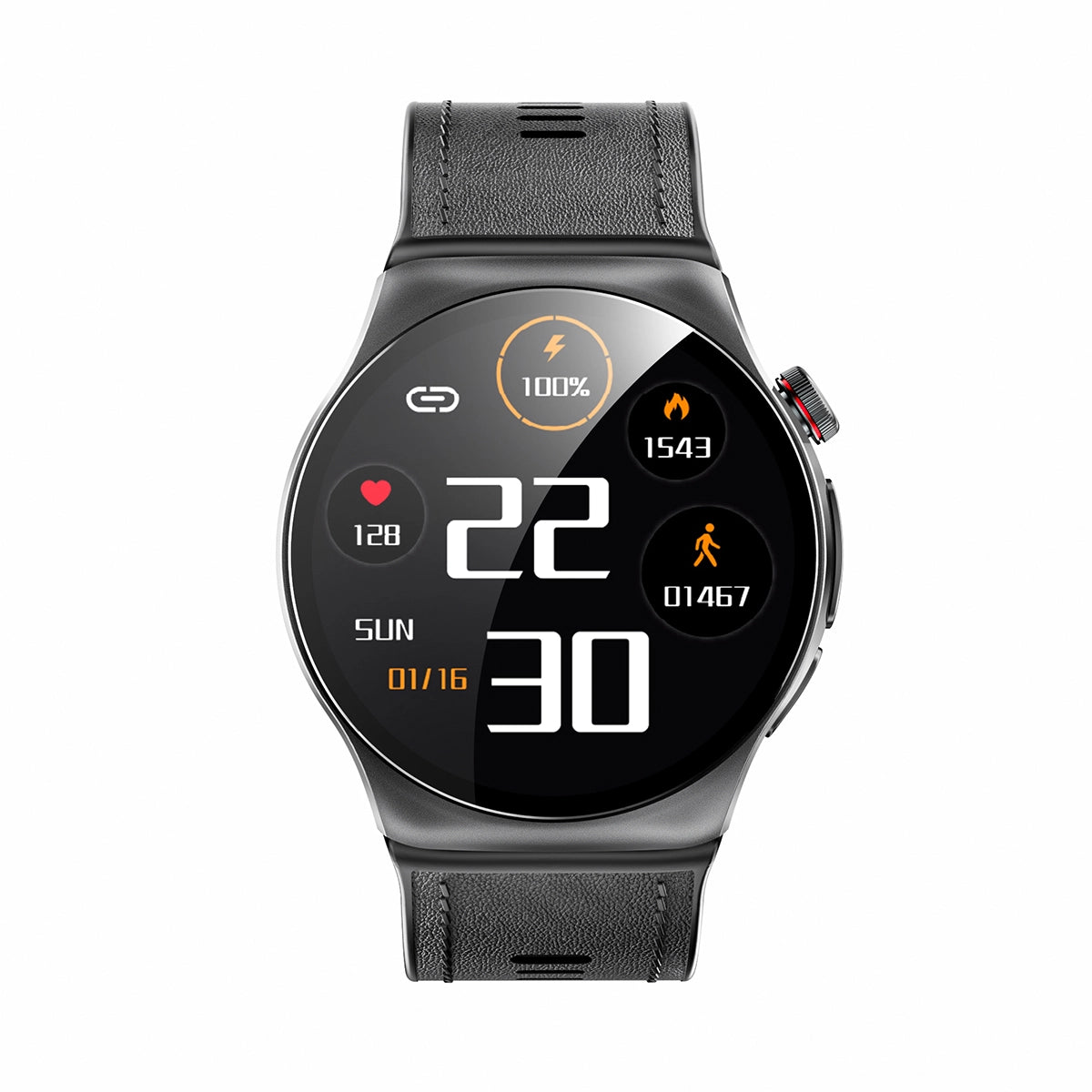 Health Monitoring Smart Watch for Seniors with Blood Pressure, ECG PPG, Heart Rate, SpO2 and Bluetooth Calling
