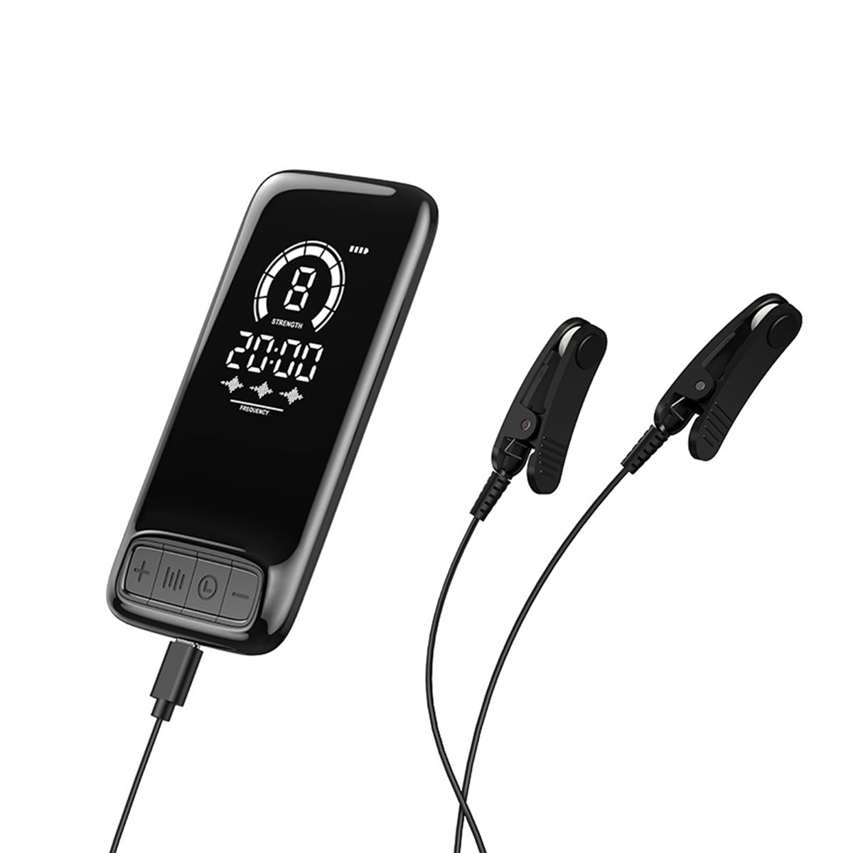 Appareil d'aide au sommeil rechargeable par pince d'oreille CES pour la relaxation, support de sommeil portable à micro-courant avec minuterie et 9 niveaux d'intensité