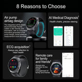 Smart Health Watch with Air Pump Blood Pressure Measurement, ECG, Heart Rate, Sleep Tracking and Bluetooth Call